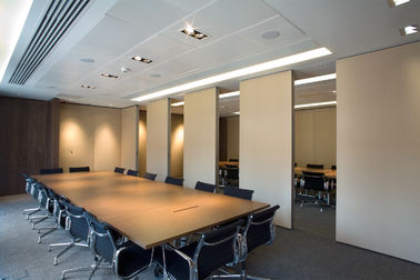 Floor To Ceiling Conference Room Movable Partition Wall With MDF Melamine Surface