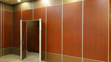 Modern Acoustic Movable Wall Panels 800mm Width / Sliding Folding Partition