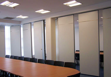 Conference Room Sound Proof Operable Partition Walls With MDF + Aluminum Material