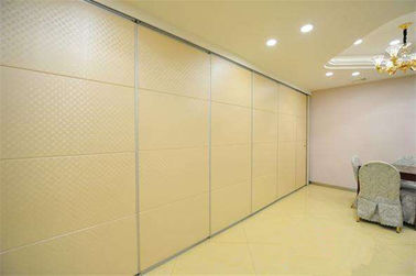 Melamine Surface Sliding Folding Soundproof Movable Partition Wall For Office / Classroom