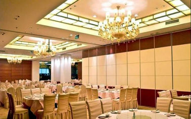 Multi Color Movable Sliding Door Sound Proof Partitions For Restaurant Banquet Hall