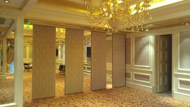 Office Folding Partition Walls , Melamine Surface Operable Sliding Interior Room Dividers