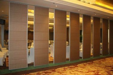 Folding Acoustic Partition Wall Commercial / Soundproof Mobile Partition Walls Malaysia