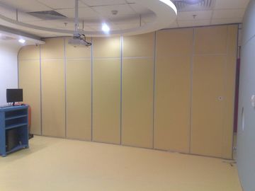 Soundproof Wooden Movable Partition Walls / Folding Partition Wall Systems