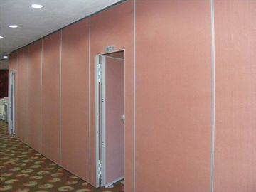 Movable Aluminium Door Track Sliding Partition Walls / Acoustic Folding Room Dividers