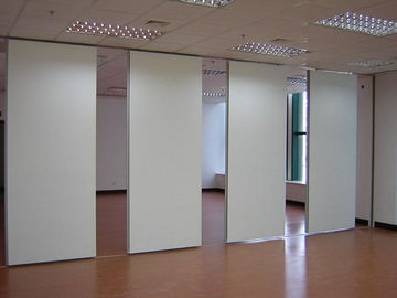 Collapsible Office Wooden Sliding Partition Walls Materials Aluminum Frame