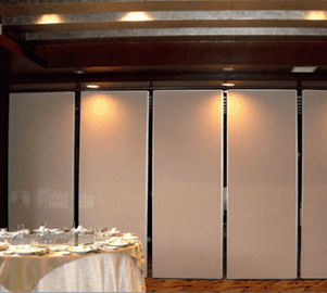 Hotel Moveable Acoustic Wooden Hanging Folding Partition Walls Interior Decoration