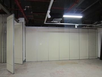 Accordion Operable Sound Proof Partitions , Floor to Ceiling Movable Partition Wall System