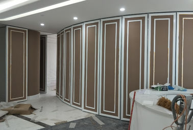Custom Movable Sound Proof Walls For Dancing Room , Sliding Aluminium Track Operable Wall Systems