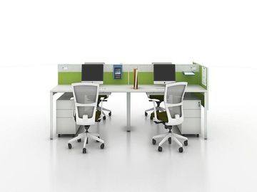 Detachable Modular Workstation Office Furniture Partitions , Office Desk Cubicle
