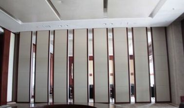 Hotel Removable Acoustic Partition Wall Aluminium Frame Melamine Surface