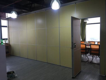 Customized Movable Operable Restaurant Partition Wall Aluminum Frame + MDF Materials