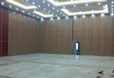 Collapsing Movable Wooden Folding Sound Proof Partitions Noise And Heat Reduction