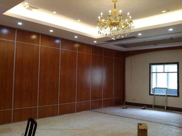 Banquet Hall Acoustic Folding Partition Wall Top Hung Without Floor Track