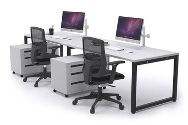 Commercial Office Furniture Partitions , 42 Mm Thickness 2 Person Office Workstation