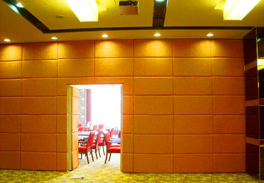 Laminate Finished Aluminium Frame Folding Partition Walls For Restaurant