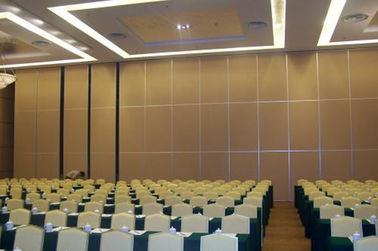 Sliding Aluminium Track Roller Sound Absorbing Wall Partition For Conference Hall