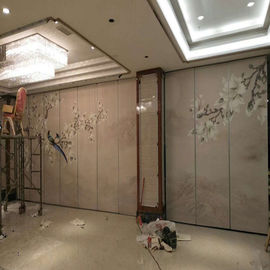 Sound Proof Folding Door Partitions For Banquet Hall / Acoustic Partition Wall