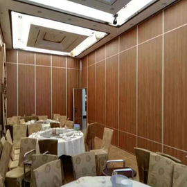 Custom Banquet Hall Soundproof Partition Wall , Folding Room Partitions