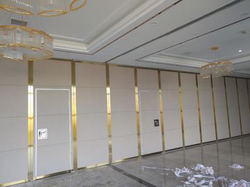 4m Height Operable Partition Walls Aluminium Alloy And MDF Board Door Material