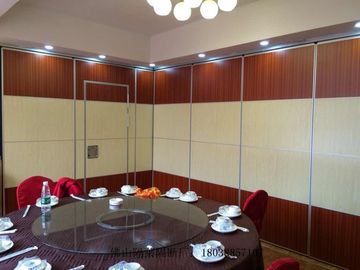 Decorative Soundproof Panel Wooden Removable Partition Wall For Ballroom