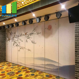 Banquet Hall Acoustic Panel Movable Partition Walls / Sliding Folding Partitions