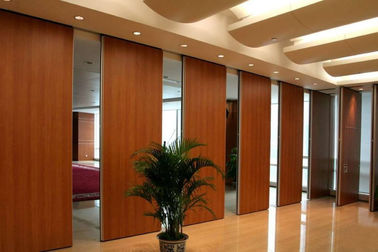 Height 6000 mm  Folding Doors Mobile Soundproof Partitions For Convention Center