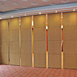 85mm Thickness Aluminum Frame Movable Partition Wall Systems For Restaurant