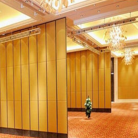 Durable PU Leather Movable Partition Walls / Sliding Room Dividers