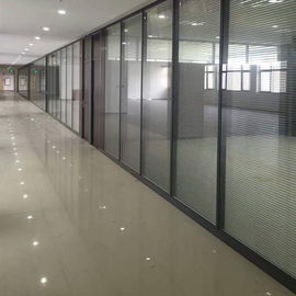 Tempered Glass Soundproof Fireproof Seperation Wall Glass Partition Wall For Office