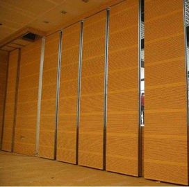 Melamine Finish Operable Office Partition Wall / Sliding Folding Partitions