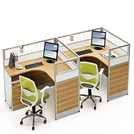 Eco - Friendly Aluminum Cubicle Modular Office Workstation / Office Furniture Sets