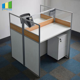 Commercial Office Furniture Partitions / MFC Panel 4 Seater Conference Table