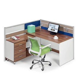 Adjustable 4 Person Office Workstation / Modular Office Furniture Cubicles