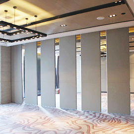 Meeting Room Folding Partition Walls With Pass Through Door Access