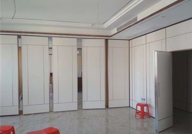 Floor To Ceiling Hanging System Hotel Folding Partition Walls Mdf Melamine Surface