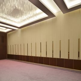 Temporary Movable Sliding Partition Wall With Flush Door Handle Max 8000 Mm Height