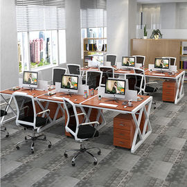 Steel Office Furniture Partitions , E1 Grade Desktop Office Desk