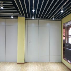 Interior Wood Melamine Surface Folding Room Partitions Max 4000mm Height
