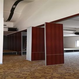 Interior Wood Melamine Surface Folding Room Partitions Max 4000mm Height