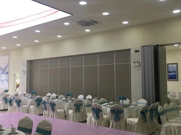 Hotel Folding Partition Wall , Wooden Acoustic Movable Partition