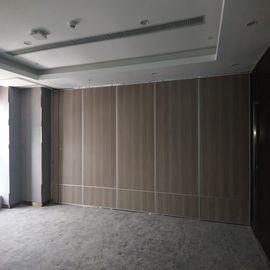 Hotel Folding Partition Wall , Wooden Acoustic Movable Partition