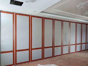 Conference Room Sliding Partition Wall With Aluminum Frame / Acoustic Room Divider