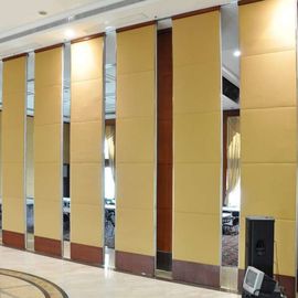 Aluminum System Profile Folding Partition Walls Panel 100Mm Thickness For School