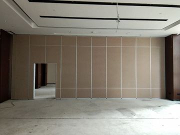 OEM Acoustic Partition Wall 85 MM Demountable Separation Shutter Removable Sliding Wooden Panels