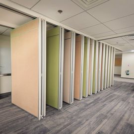 Soundproof Operable Wall Movable Partition Room Divider Polyester Fiber Board Interior Decorate