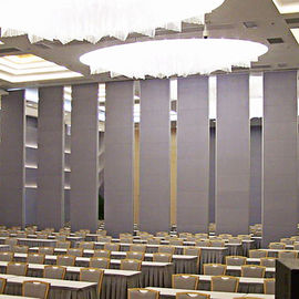 Aluminum Profile Manual Hotel Folding Partition Walls / Movable Wall Dividers