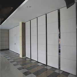 Aluminum Profile Manual Hotel Folding Partition Walls / Movable Wall Dividers