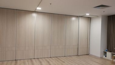 Ballroom Movable Partition Walls Fabric Surface Top Hung With No Floor Track