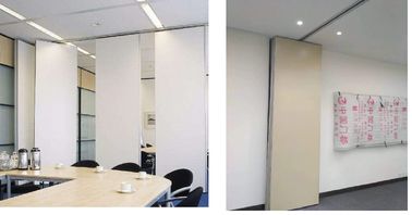 Soundproof Decorative Material Movable Partition Walls For Restaurant Fabric Surface